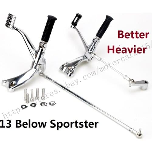 Motorcycle Forward Controls Pegs Levers Linkages For harley XL 883 1200 04-13 & 14-17 better quality heavy material