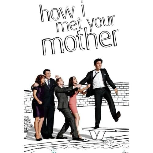 How I Met Your Mother Art Film Print Silk Poster Home Wall Decor 24x36inch