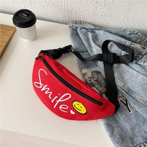 Explosive outdoor sports diagonal bag wild men and women waist bag printed canvas chest bag girl mobile phone bag storage bag