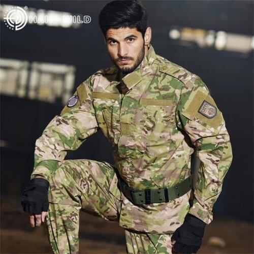 Tactical Military Uniform for Man and Woman Combat Jacket Cargo Pants Airsoft Clothing Camo Shooting Set Man Hunting Fishing