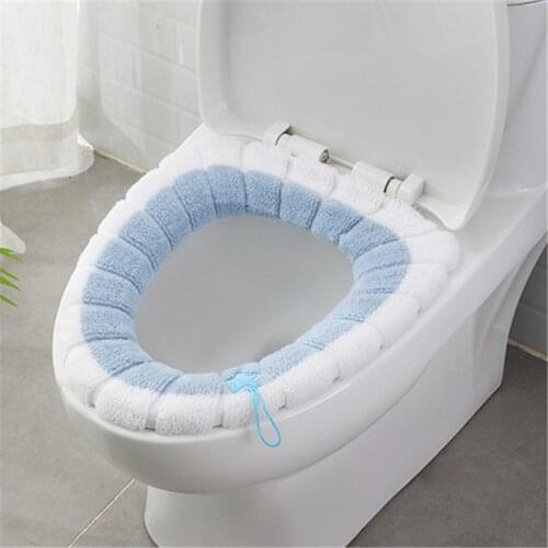 Universal Warm Soft Toilet Seat Cover Mat Set For Home Decor Closestool Mat Seat Case Toilet Lid Cover Accessories