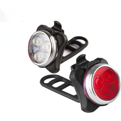 Bicycle Light Charging Night Riding Light LED Combination Mountain Bike High-brightness Waterproof Riding Warning Light