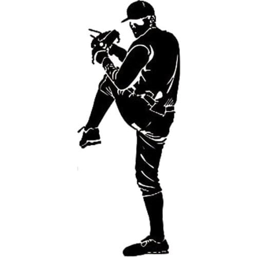 Car Stickers Decor Motorcycle Decals Baseball game Vinyl Decorative Accessories Waterproof PVC,14cmx5.5cm