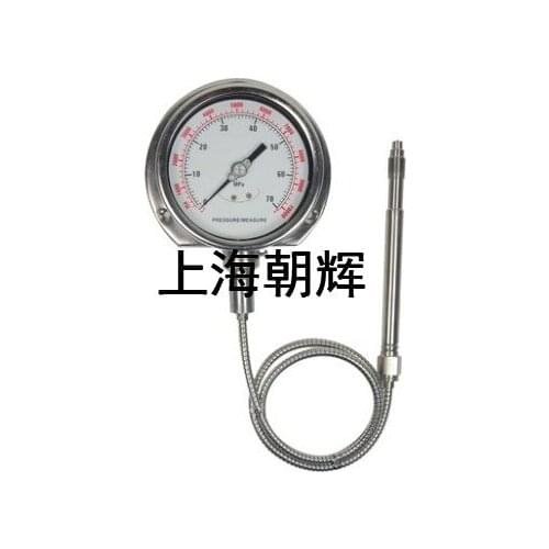 High temperature melt diaphragm pressure gauge, Shanghai Zhaohui pressure sensor, PT124Y-614-50MPa