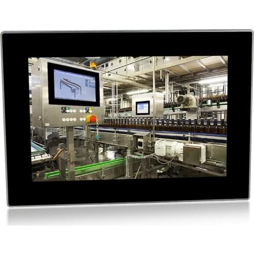 10.1" pc industrial mini pc TPM2.0 touch screen 1280x800 J1900 all in one pc windows 10/7/8 HD-MI/LAN/USB/RS232 Stainless Steel