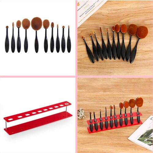 10Pcs Blending Brush Kit Mixed Sizes Used for Color Making Card Brushing Painting Template Application of Water-Based Craft Ink
