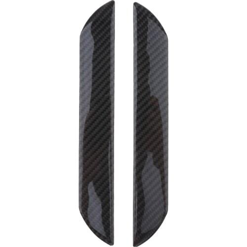 2Pcs Door Sill Protector, Guard Bumper Protection Trim Cover Scuff Plate Sticker for Universal Car SUV Pickup Truck, Black