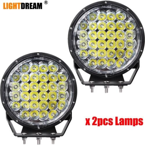 9" inch 128W Round Led Driving Lights 12V 24V Car led headlights IP67 10850 Lumens 6000K White color x2pcs/lots