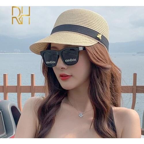 Straw Hat Woman Outdoor Student Casual Sun Hats Sunscreen Summer Baseball Cap Fashion Japanese Lovely Visor Cap for Women