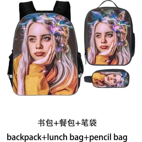 BILLIE EILISH Schoolbags For Boys