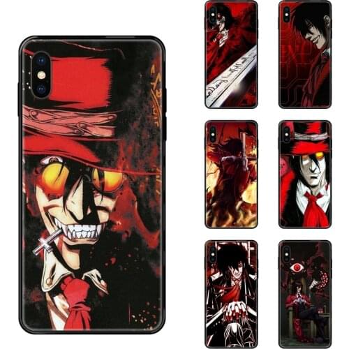 Novel Black Soft TPU Coque Case Capa Special Anime Alucard Hellsing For Xiaomi Redmi 3S 4X 4A 5 5A 6 6A 7 7A 8 8A 8T 9 9A K20