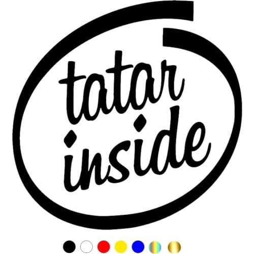 CS-10584# Vinyl Decal Tatar Inside Car Sticker Waterproof Auto Decors on Truck Bumper Rear Window