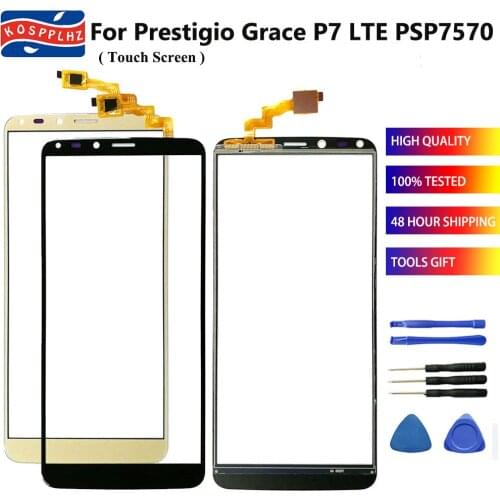For Prestigio Grace P7 LTE PSP7570DUO PSP7570 PSP 7570 Touch Screen Sensor 100% New Touchscreen Panel Replacement +Tools Tape