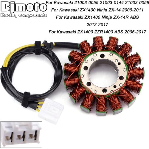 Motorcycle ZX 1400 Stator Coil For Kawasaki ZX1400 Ninja ZX-14 ZX14 21003-0055 21003-0059 21003-0144 ZX-14R ZX14R/ZZR1400 ABS
