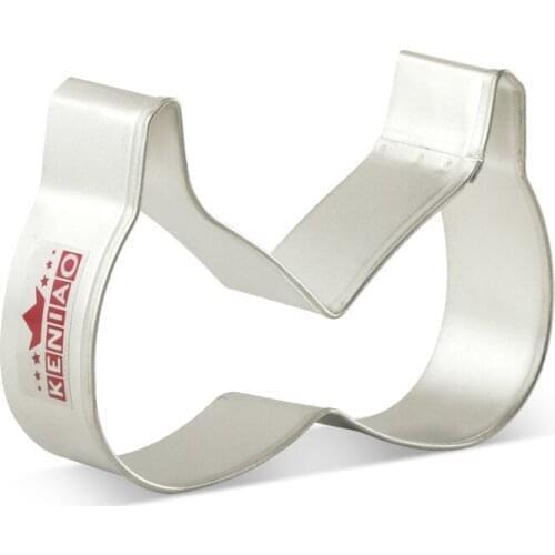 KENIAO Summer Beach Hawaii Bikini Top Cookie Cutter- 9.2 x 6.2 cm - Biscuit / Fondant / Bread / Pastry Cutters - Stainless Steel