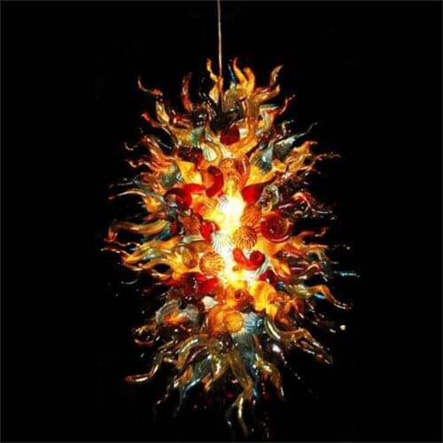 GIRBAN Wedding Design Handmade Blown Glass Chandeliers Chihuly Style Lustre Modern Hand Blown Chandelier Murano Glass Designs