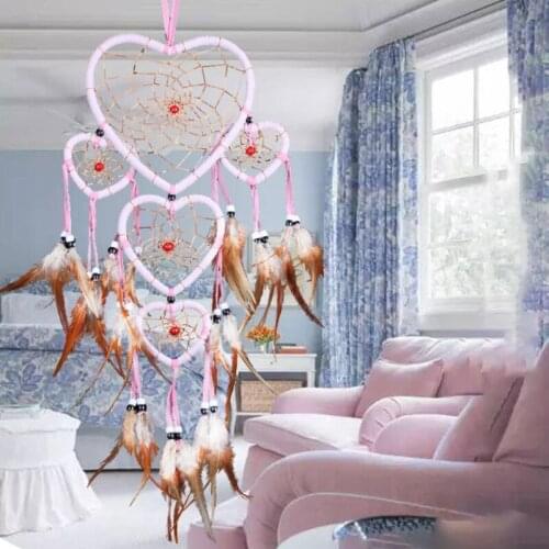 Love Heart Metal Craft Hoops Dream Catcher Rings for Dreamcatchers Wreaths Macrame Project DIY Accessories