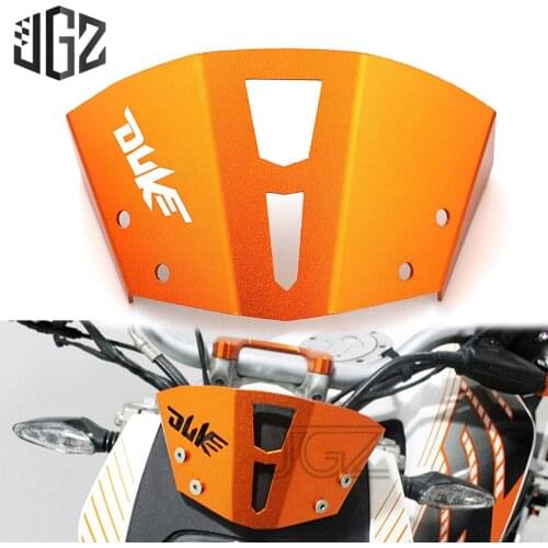 Orange Motorcycle CNC Aluminum Windshield Front Air Reflector Motorbike Accessories for KTM Duke 125 200 390 2013 2014 2015 2016