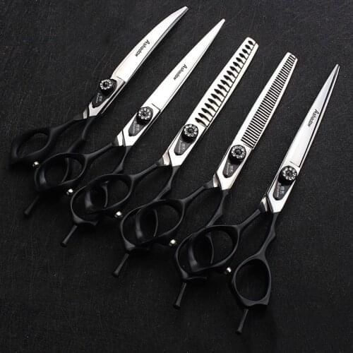 Hairdressers scissors hairdressing products scissors set haircuts hairdressing scissors 7 inch precision scissors Custom logo