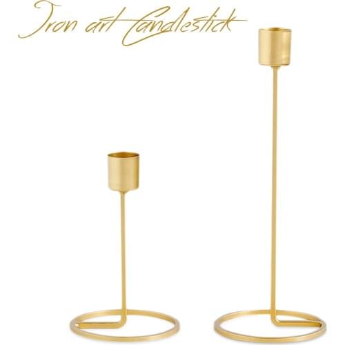 Dinner Candle Holder Candlestick for Home Wedding Party Church Decoration