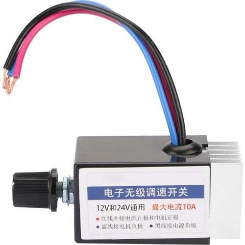 Motor Speed Controller Switch Truck Fan Heater Control Defroster DC 12V 24V Motor Speed Regulator Switch