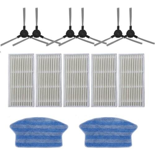 For Midea VCR03 home cleaning Sweeper Replacement Accessories Side brush Filter mop rag Water tank Spare parts Household