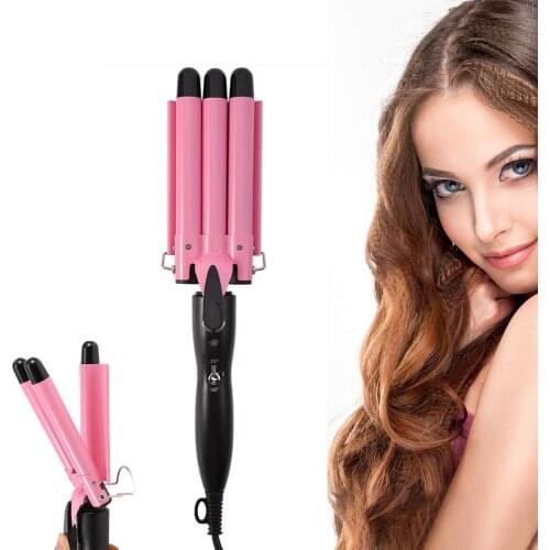 Professional Hair Curling Iron Ceramic Triple Barrel Hair Curler Irons Hair Wave Waver Styling Tools Hair Styler Wand