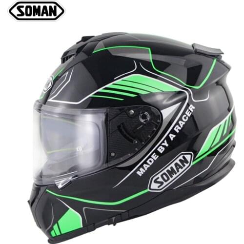 SOMAN Sm961ece standard of motorcycle racing helmet for men and women outdoor riding motorcycle accessories