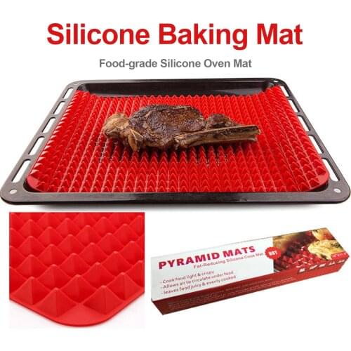 Baking Mats Silicone Pad Pyramid Nonstick BBQ Pan Bakeware Moulds Microwave Oven Baking Tray Sheet Kitchen Baking Tools Dropship