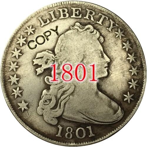 USA 1801 Draped Bust Dollar Copy Coins