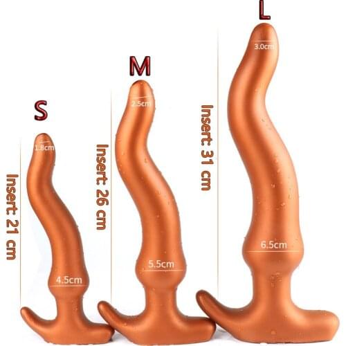 Super Soft Silicone Dildo Vaginal Female Masturbation Anal Plug Anus Dilator Big Butt Plug Male Prostate Massager Anal Sex Toys