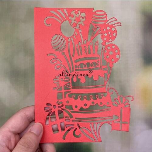 Cake balloon gift border Metal Cutting Dies Stencils Die Cut for DIY Scrapbooking Album Paper Card Embossing