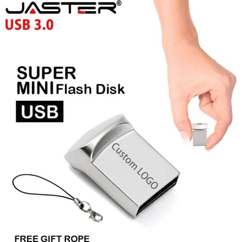 JASTER USB 3.0 Mini metal USB flash drive 4G 8G 16GB 32GB 64GB Personalise Pen Drive USB Memory Stick U disk gift Custom logo