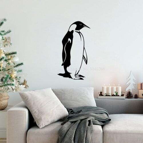 Penguin Wall Sticker Animal Decals Animal Decorations Home Living Room Bedroom Nursery Decor Vinyl Wall Art Sticker LL072