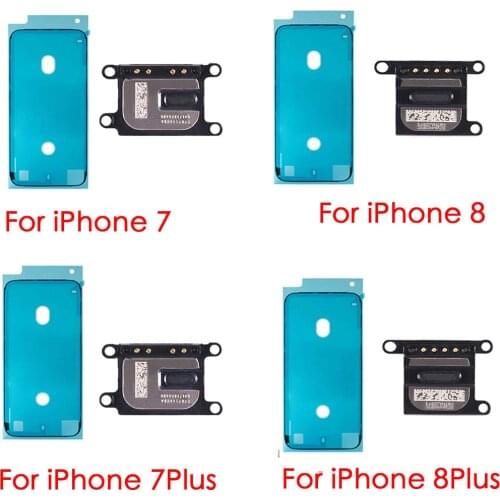 Earpiece Ear Piece Sound Speaker Replacement Parts And Waterproof Sealing Adhesive For iPhone 7 8G 7Plus 8 Plus
