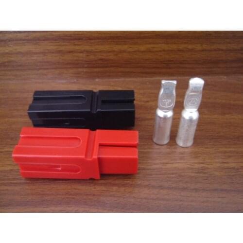 Genuine Anderson Powerpole PP75 75A PP75A PP 75 600V Connector Red 1300G3 / Black 1300G4 / Blue 1300G4 With #6 AWG Contacts