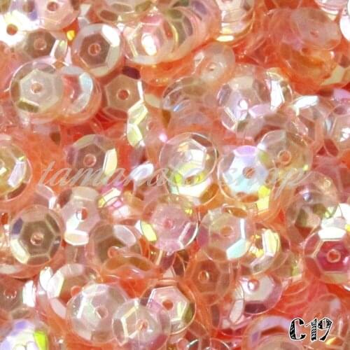 2000pcs 6mm 19-22style color DIY Oval Round Cup Sequins Paillettes Loose AB Wedding Craft