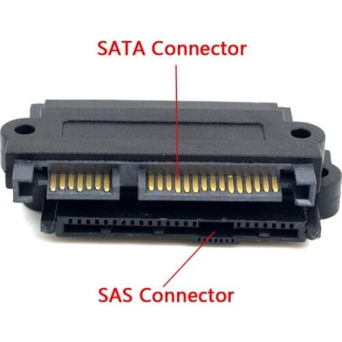 Hardisk drive adapter SAS to SATA adapter SFF-8482 SAS 22 Pin to 7 Pin + 15 Pin SATA Hard Disk Drive Raid Adapter with 15 Pin