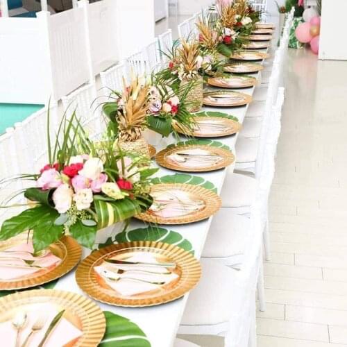 Jungle Beach Birthday Bachelorette hen Party bridal baby shower wedding engagement table centerpiece runner Placemats Decoration