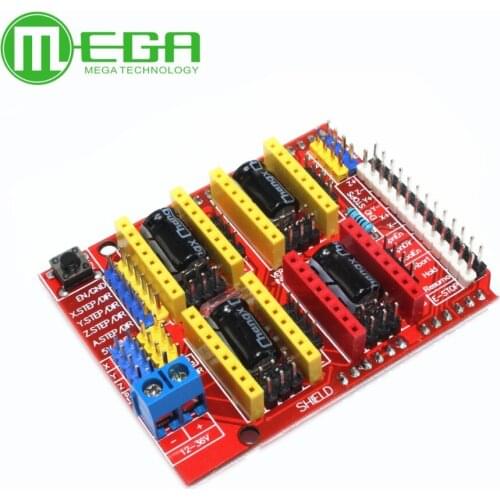 E502 10pcs/lot New cnc shield v3 engraving machine / 3D Printer / A4988 driver expansion board Automation Kits