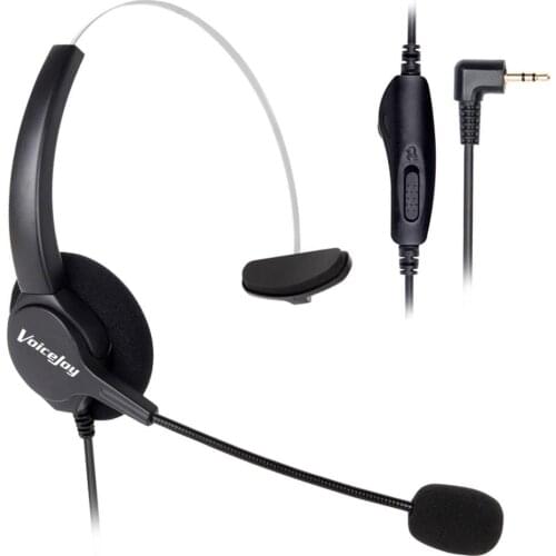 Home/Office Headset for Polycom IP 320,IP 330,IP321,IP331,Cisco SPA, AT&T, VTech and All phones with a 2.5mm Headset Port