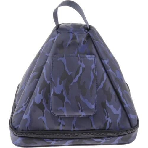 Crystal Singing Pyramid Traveling Carry Bag Case 10inch Purple Camouflage Percussion Instruments Accessories