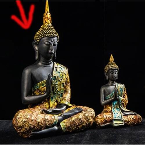 41CM LARGE -Wholesale Buddha figure Southeast Asia Thailand HOME family efficacious Protection Retro Buddhism Ornamental Buddha