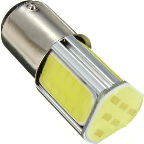 2x Camper Turn Light Car White Warning Tail Lamp Bulb 1156 Brake Light White Strobe Lamp for Van RV Motorhome Van Truck