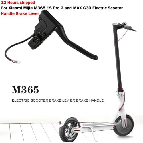 Handle Brake Lever For Xiaomi Mijia M365 1S Pro 2 and MAX G30 Electric Scooter Parts Aluminium Alloy Handle Assembly Parts