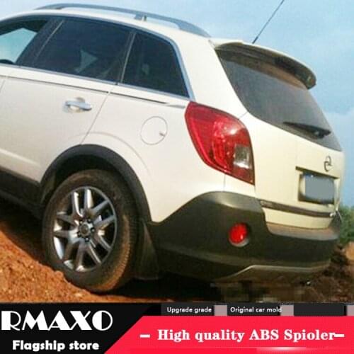 For OPEL Antara Spoiler 2008-2014 Antara spoiler High Quality ABS Material Car Rear Wing Primer Color Rear Spoiler