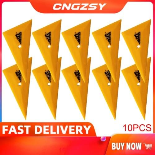Triangle Squeegee Vinyl Car Wrap Tool Carbon Fiber Foil Scraper Window Tint Tools Glass Cleaning Tool Brush Hand Tools 10A48