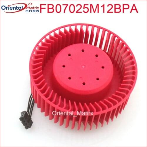 FB07025M12BPA 7025 65mm 12V 1.5A 4 Pin Video Card Cooler Fan For AMD Radeon R9 270 270X Graphics Card Cooling Fan