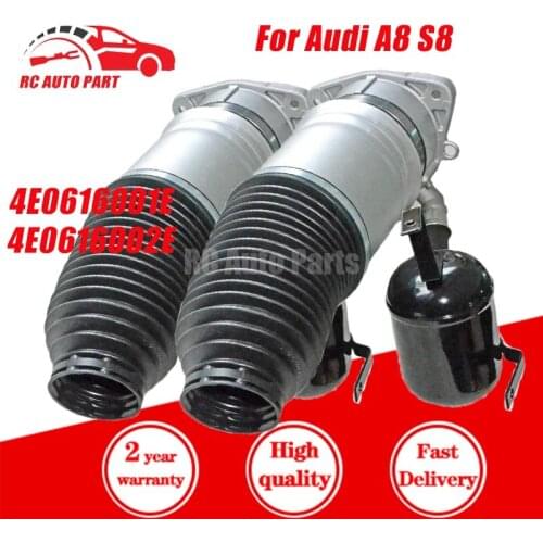 Rear Left & Right Air Spring Bag For Audi A8 Quattro 4.2L 2002-2010 4E0616002N 4E0616001N Shock Aborsober Repair Kit