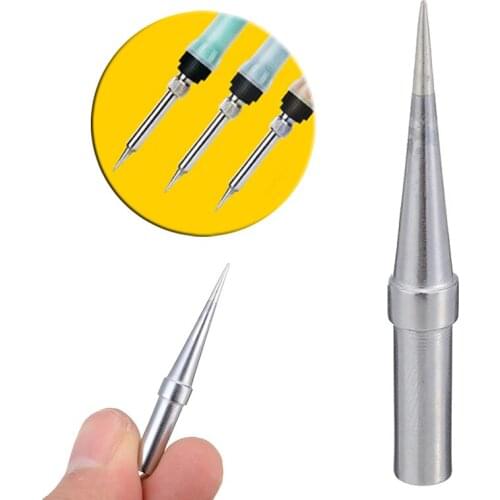 1Pcs 0.4mm Long Conical Soldering Iron Tip Electric Replaceable Welding Heads For WES51 PES51 Soldering Station